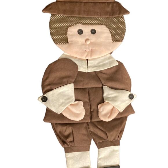 Thanksgiving Pilgrim Pot Holder  - Picture 5 of 10